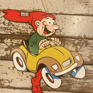 Bramming nisse i træ til ophæng