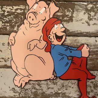 Bramming nisse i træ til ophæng