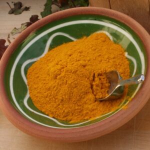 mosehuset, gurkemeje. Krydderier.