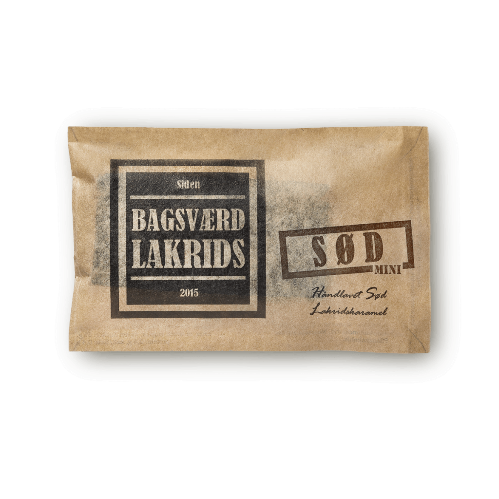 Bagsværd Lakrids - Stor Plade Sød Lakrids